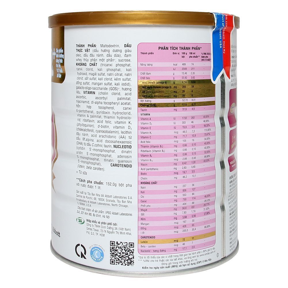 Sữa Bột Similac Total Comfort 3 Trẻ 1 3 Tuổi 820g